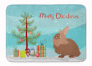 Lionhead Rabbit Christmas Memory Foam Kitchen Mat Machine Washable Anti-Fatigue Cushion Comfort Bath or Kitchen Rug