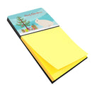 Hermelin Rabbit Christmas Watercolor Sticky Note Holder Refillable Dispenser Desk Accessory 3x3 Pad Gift