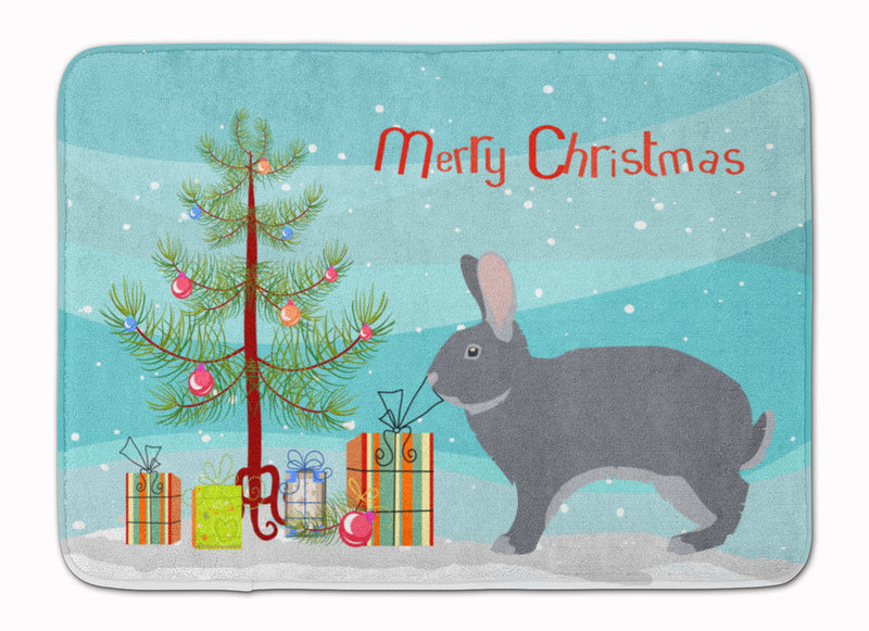 Giant Chinchilla Rabbit Christmas Machine Washable Memory Foam Mat BB9333RUG