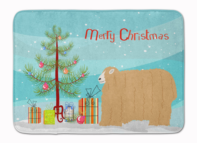 Lincoln Longwool Sheep Christmas Machine Washable Memory Foam Mat BB9338RUG