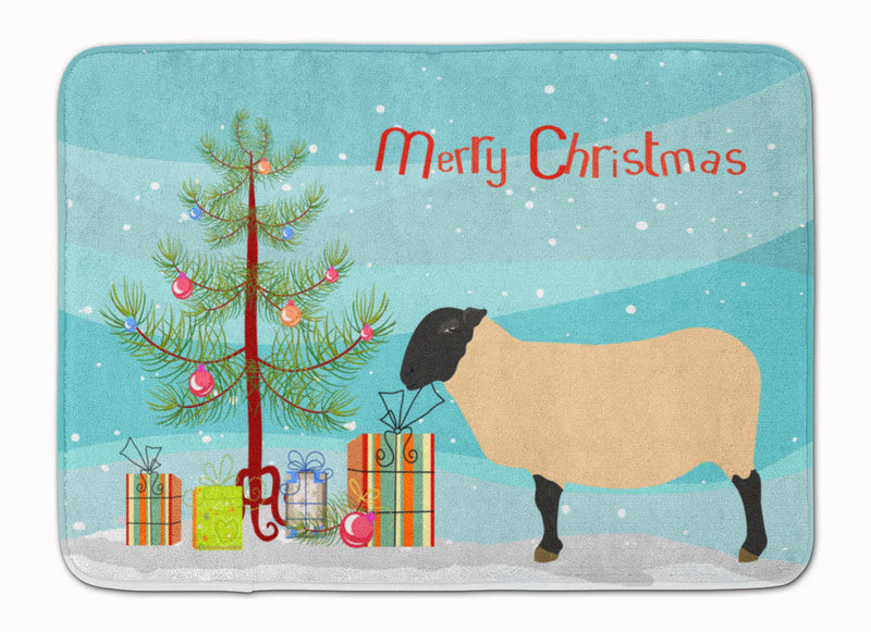 Suffolk Sheep Christmas Machine Washable Memory Foam Mat BB9339RUG