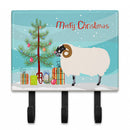Scottish Blackface Sheep Christmas Leash or Key Holder Wall Hooks, Coat Rack Wall Mount, for Hanging Keys, Towels, Aprons, Leashes