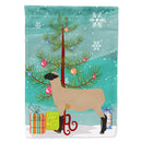 Hampshire Down Sheep Christmas House Flag 28x40 Porch Sleeve Pole Decorative Outside Yard Banner Artwork Wall Hanging, Polyester