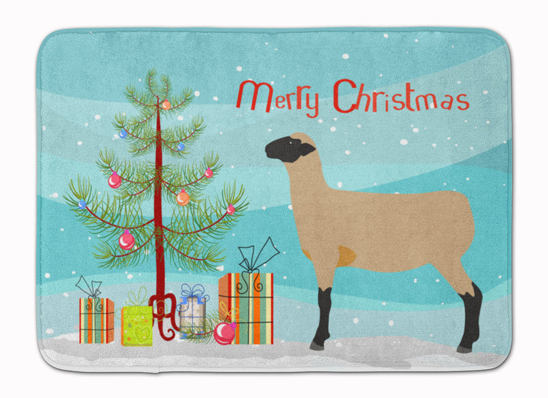 Hampshire Down Sheep Christmas Machine Washable Memory Foam Mat BB9343RUG