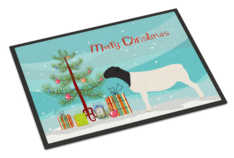 Dorper Sheep Christmas Doormat - 18x27 Decorative Floor Mat – Indoor/Outdoor Rug with Artistic Flair BB9345MAT
