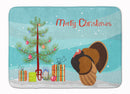 Bronze Turkey Christmas Memory Foam Kitchen Mat Machine Washable Anti-Fatigue Cushion Comfort Bath or Kitchen Rug
