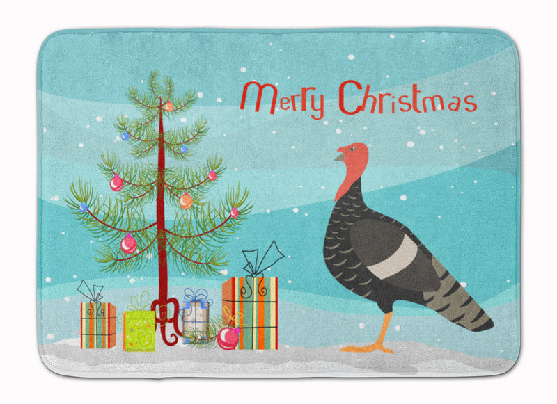 Marragansett Turkey Christmas Machine Washable Memory Foam Mat BB9354RUG