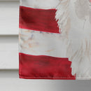 Corgi Patriotic House Flag 28x40 Porch Sleeve Pole Decorative Outside Yard Banner Artwork Wall Hanging, Polyester