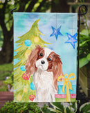 Blenheim Cavalier Spaniel Christmas Garden Flag - Outdoor Decorative Yard Flag BB9393GF