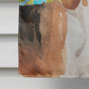 Beagle Christmas House Flag 28x40 Porch Sleeve Pole Decorative Outside Yard Banner Artwork Wall Hanging, Polyester