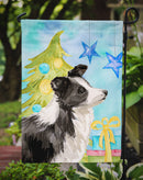 Border Collie Christmas Garden Flag - Outdoor Decorative Yard Flag BB9408GF
