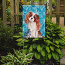 Blenheim Cavalier Spaniel Winter Garden Flag - Outdoor Decorative Yard Flag BB9428GF