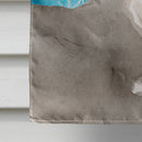 Italian Greyhound Winter House Flag 28x40 Porch Sleeve Pole Decorative Outside Yard Banner Artwork Wall Hanging, Polyester