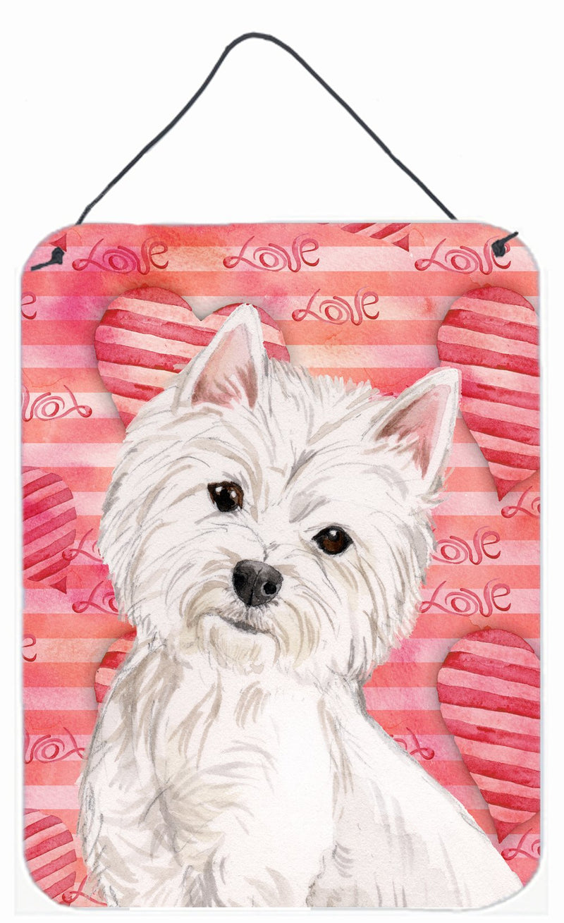 Westie Love Wall or Door Hanging Prints BB9464DS1216