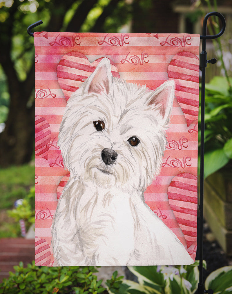 Westie Love Flag Garden Size BB9464GF