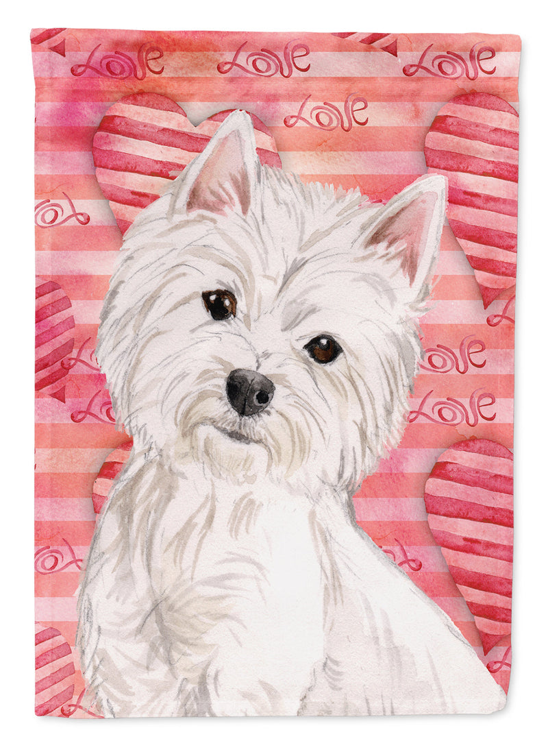 Westie Love Flag Garden Size BB9464GF