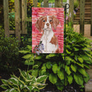 Brittany Spaniel Love Garden Flag - Outdoor Decorative Yard Flag BB9469GF