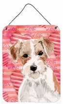 Wire Hair Jack Russell Love Wall or Door Hanging Prints BB9473DS1216