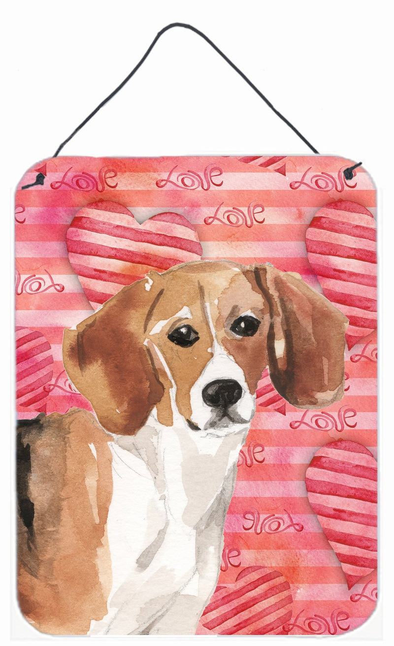 Beagle Love Wall or Door Hanging Prints BB9474DS1216