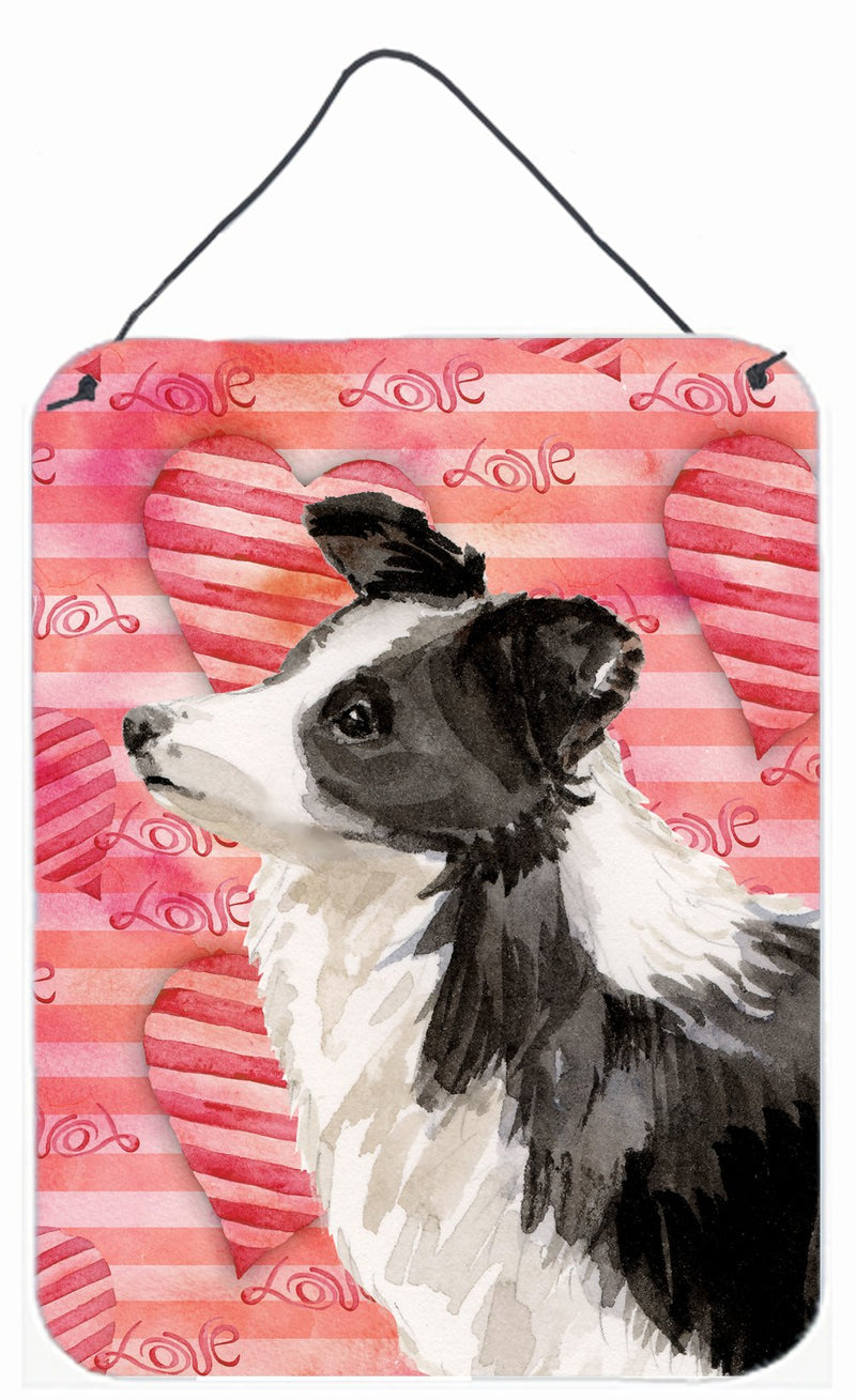 Border Collie Love Wall or Door Hanging Prints BB9478DS1216