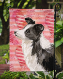 Border Collie Love Garden Flag - Outdoor Decorative Yard Flag BB9478GF