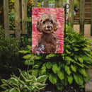 Brown Cockapoo Love Garden Flag - Outdoor Decorative Yard Flag BB9479GF