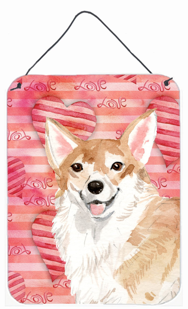 Corgi Love Wall or Door Hanging Prints BB9484DS1216