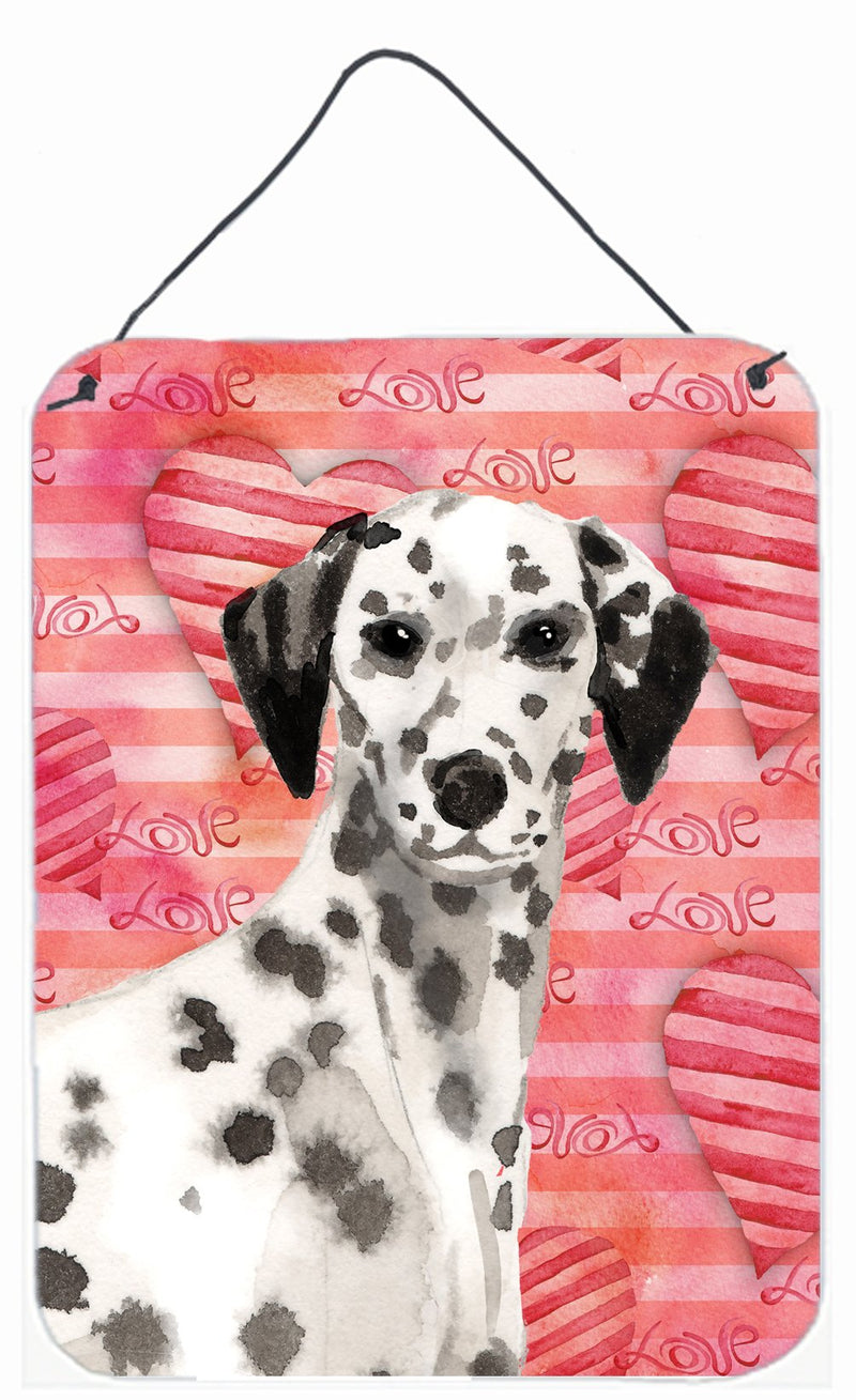 Dalmatian Love Wall or Door Hanging Prints BB9485DS1216