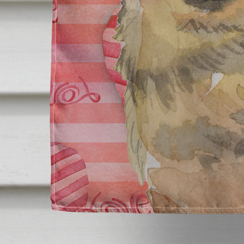 German Shepherd Love Flag Canvas House Size BB9488CHF