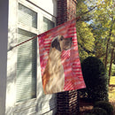Fawn Natural Great Dane Love Flag Canvas House Size BB9489CHF