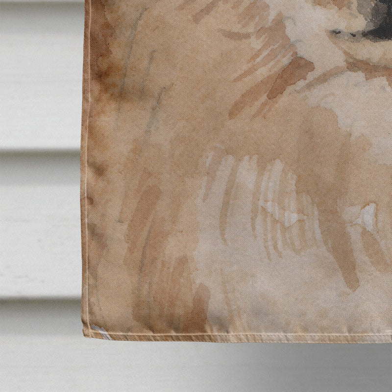 Pomeranian Love Flag Canvas House Size BB9495CHF