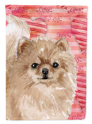 Pomeranian Love Garden Flag - Outdoor Decorative Yard Flag BB9495GF