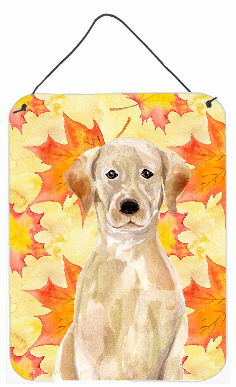 Yellow Labrador Fall Wall or Door Hanging Prints BB9506DS1216