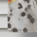 Dalmatian Fall House Flag 28x40 Porch Sleeve Pole Decorative Outside Yard Banner Artwork Wall Hanging, Polyester