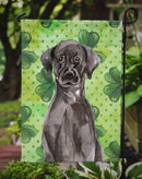 Black Labrador St. Patrick's Garden Flag - Outdoor Decorative Yard Flag BB9538GF