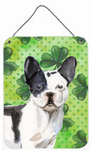 Black White French Bulldog St. Patrick's Wall or Door Hanging Prints BB9547DS1216