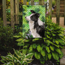 Border Collie St. Patrick's Garden Flag - Outdoor Decorative Yard Flag BB9548GF