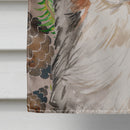 Australian Shepherd Pine Cones House Flag 28x40 Porch Sleeve Pole Decorative Outside Yard Banner Artwork Wall Hanging, Polyester