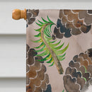 Border Collie Pine Cones Flag Canvas House Size BB9583CHF