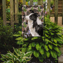 Border Collie Pine Cones Garden Flag - Outdoor Decorative Yard Flag BB9583GF