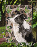Border Collie Pine Cones Garden Flag - Outdoor Decorative Yard Flag BB9583GF