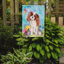 Blenheim Cavalier Spaniel Easter Garden Flag - Outdoor Decorative Yard Flag BB9603GF