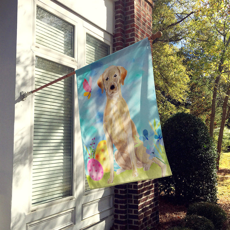 Yellow Labrador Easter Flag Canvas House Size BB9611CHF