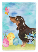 Black and Tan Dachshund Easter Garden Flag - Outdoor Decorative Yard Flag BB9615GF