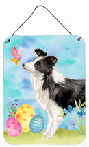 Border Collie Easter Wall or Door Hanging Prints BB9618DS1216