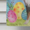 Long Haired Chihuahua Easter House Flag 28x40 Porch Sleeve Pole Decorative Outside Yard Banner Artwork Wall Hanging, Polyester