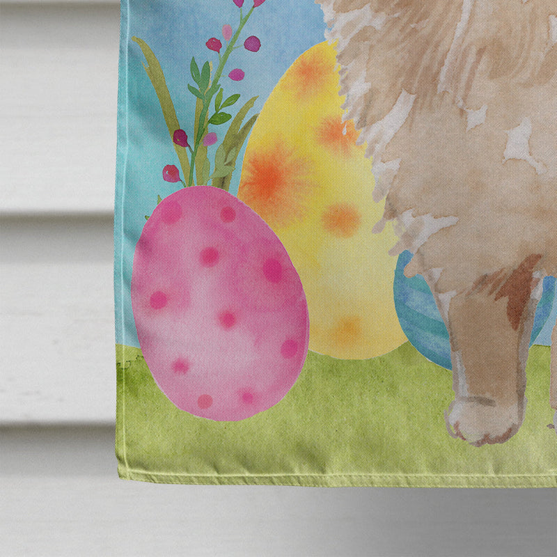 Pomeranian Easter Flag Canvas House Size BB9634CHF