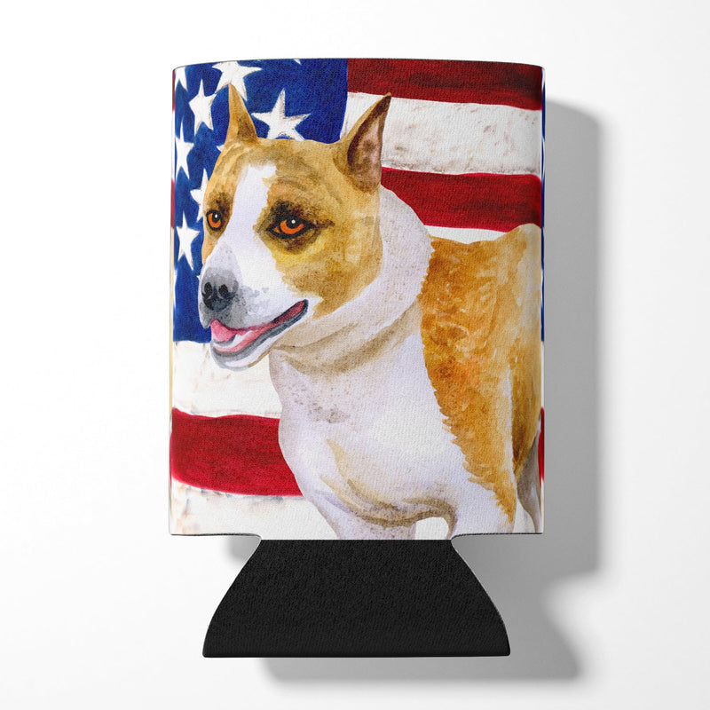 American Staffordshire Patriotic Can or Bottle Hugger BB9644CC