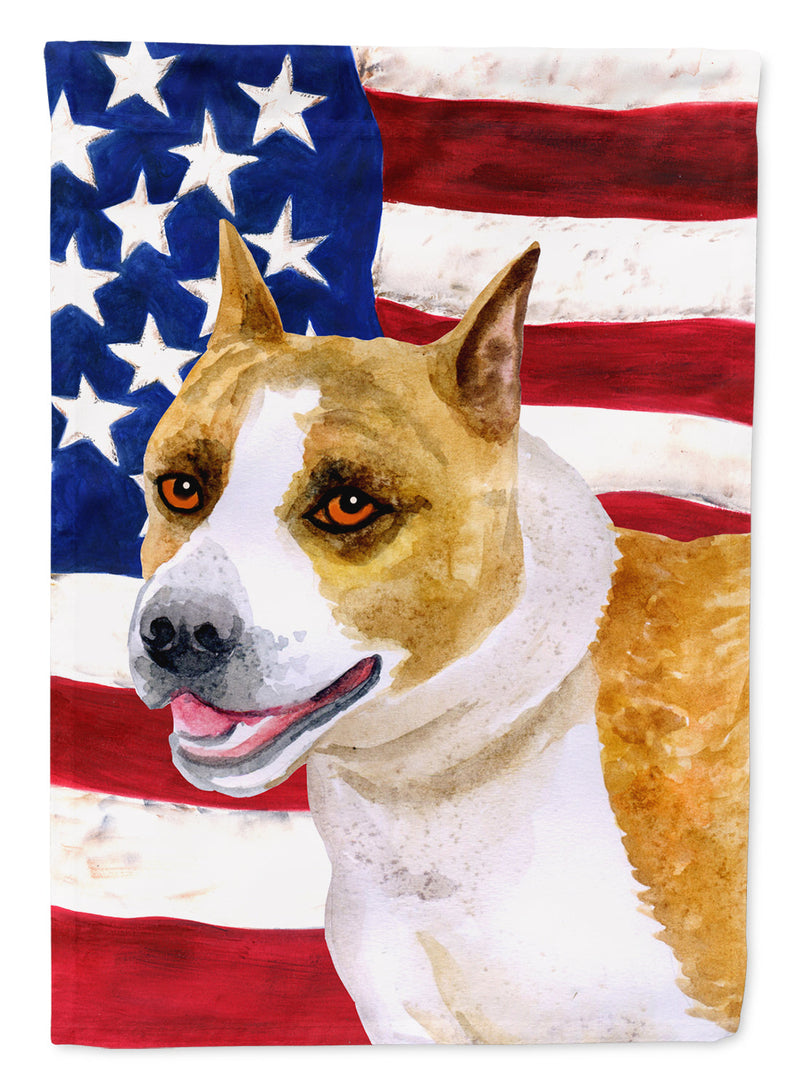 American Staffordshire Patriotic Garden Flag - Outdoor Decorative Yard Flag BB9644GF