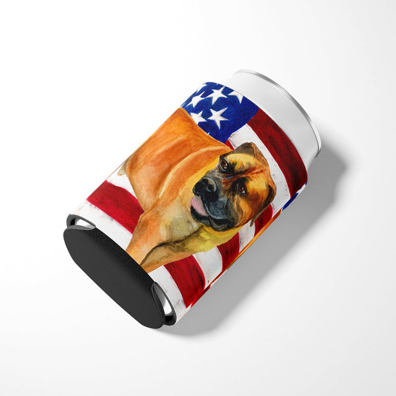 Boerboel Mastiff Patriotic Can or Bottle Hugger BB9646CC